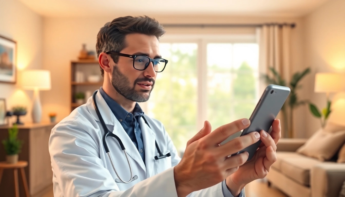 Consult with a licensed doctor online through video chat in a comfortable home environment.