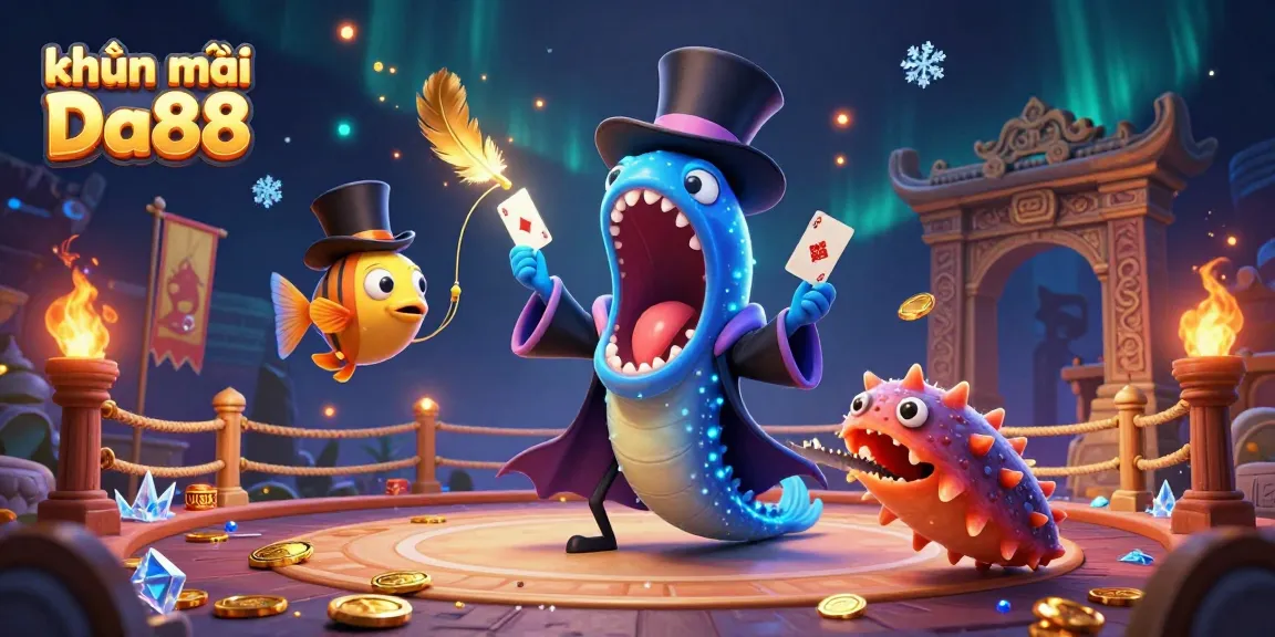 Experience the vibrant khuyến mãi Da88 magic in this captivating casino-themed illustration.