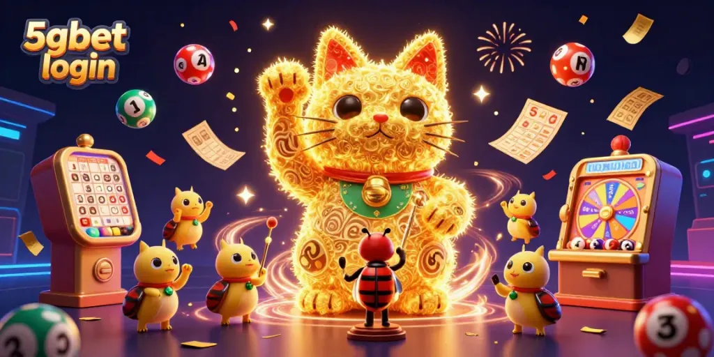 Engage with the vibrant energy of 5gbet login, where lucky symbols and festive elements create a dynamic casino experience.