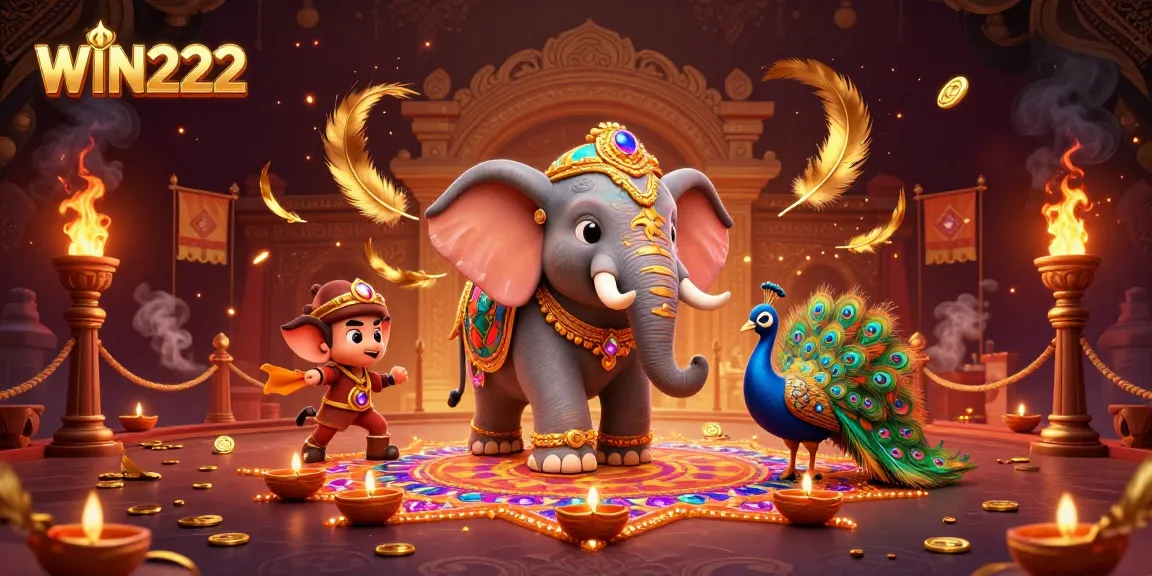 Engage in thrilling gameplay with WIN222's colorful casino experience and vibrant animations.