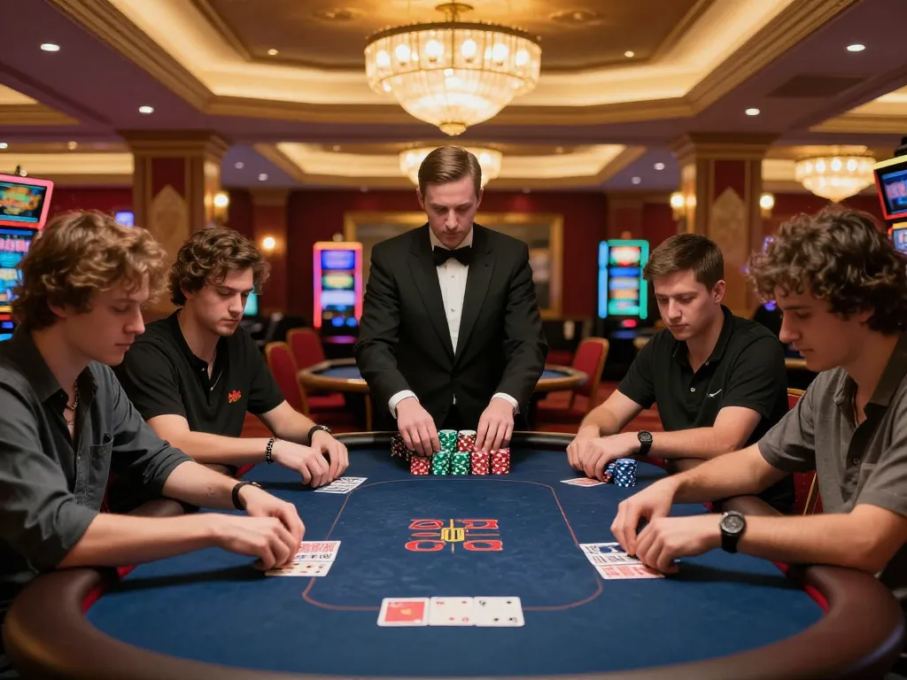 Experience the excitement of the latest 789win link mới in a luxurious casino poker game.