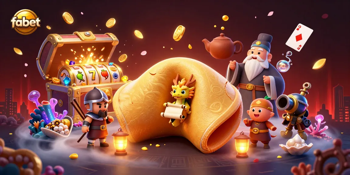 Experience fabet's vibrant slots scene with a golden cookie, wise dragon, and treasures galore!