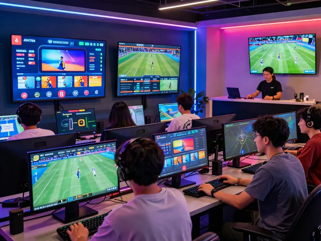 Players enjoying the nbet gaming experience with engaging interfaces and vibrant atmosphere.