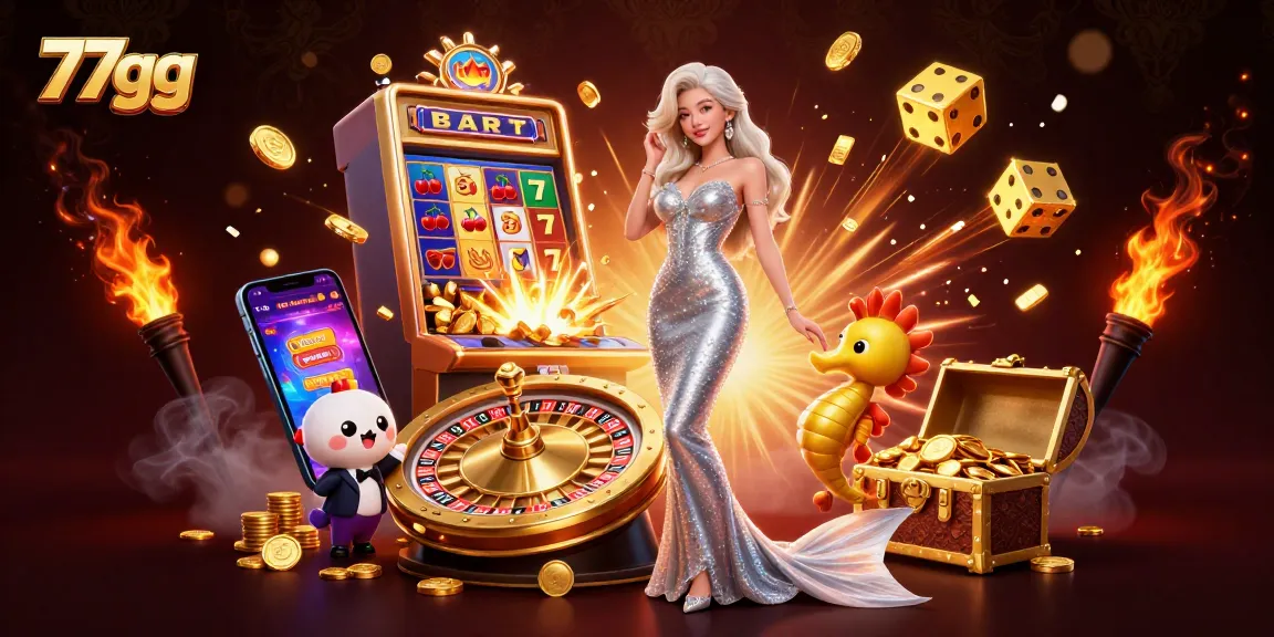 Experience thrilling betting at 77gg with a glamorous atmosphere and exciting casino elements.