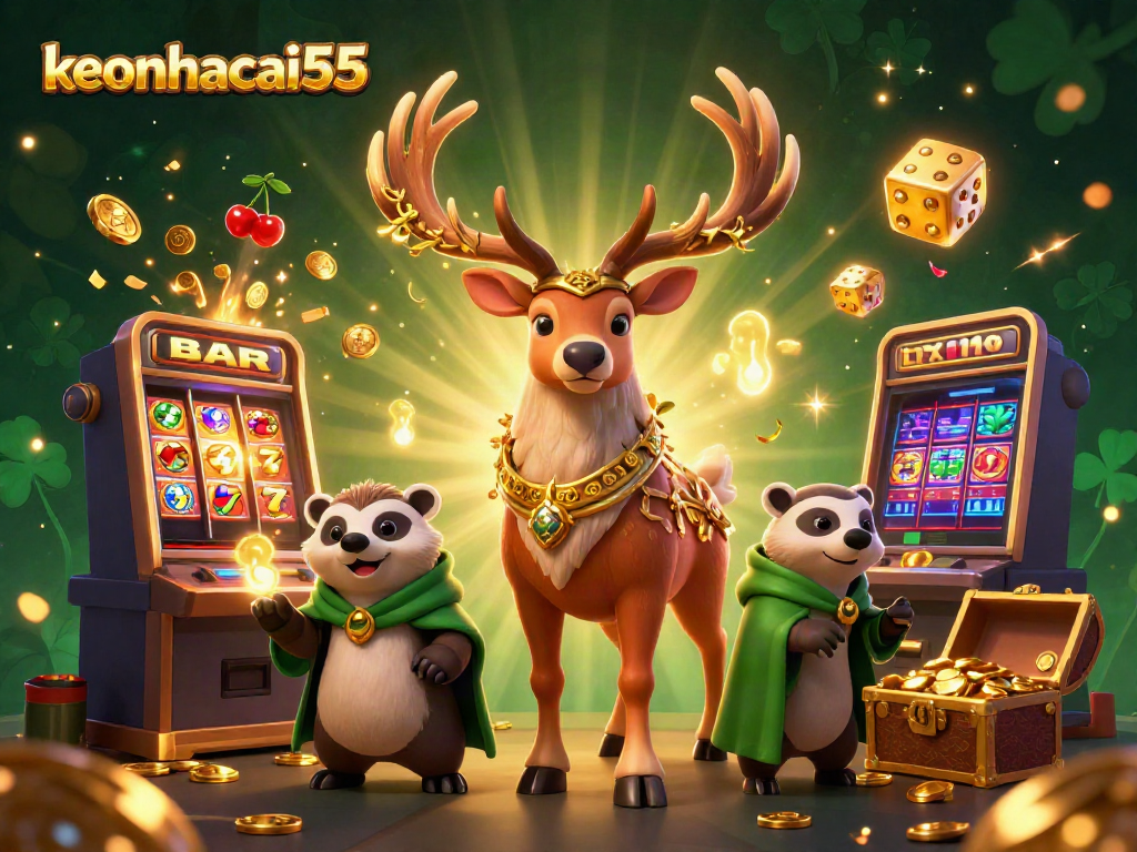 Experience the thrill of winning strategies with keonhacai55 featuring vibrant casino elements.