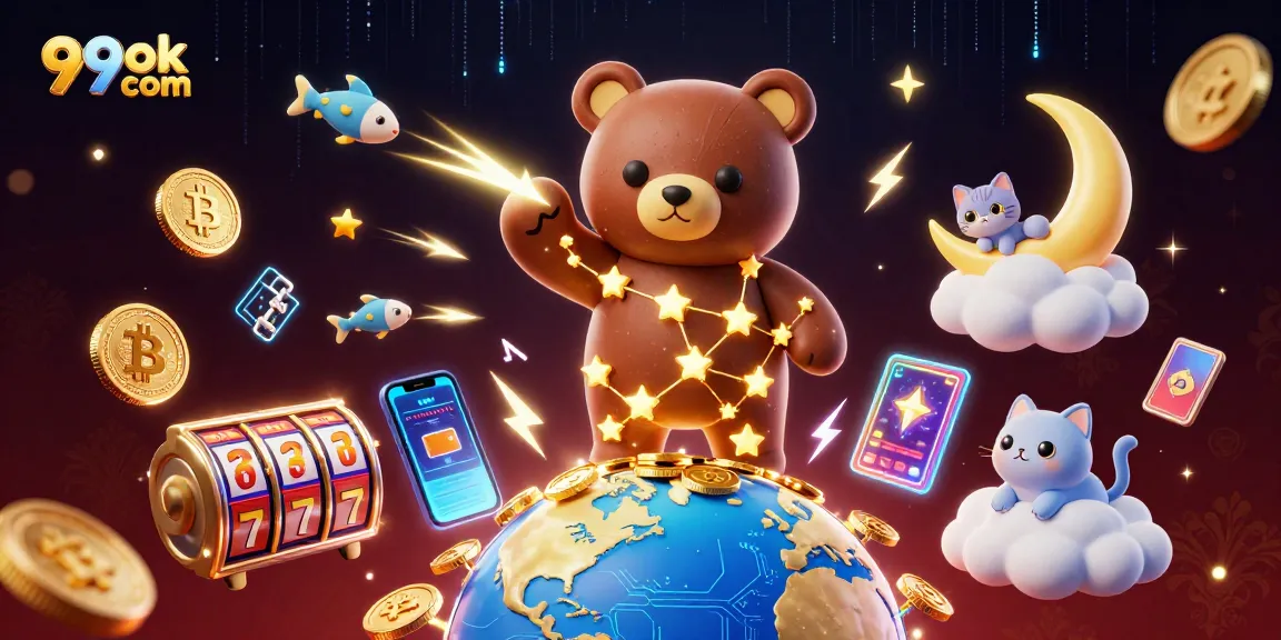 Experience thrilling gameplay at 99ok com with vibrant, colorful casino elements and energetic atmosphere.