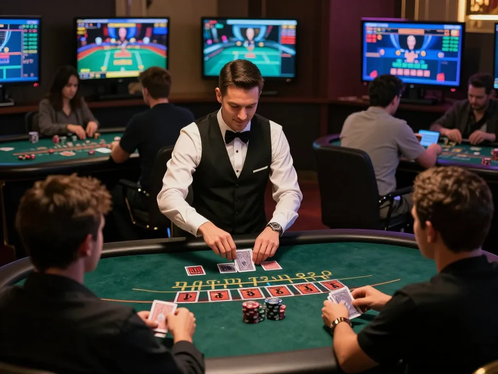Players enjoy thrilling blackjack sessions on 688v during live online casino gaming.