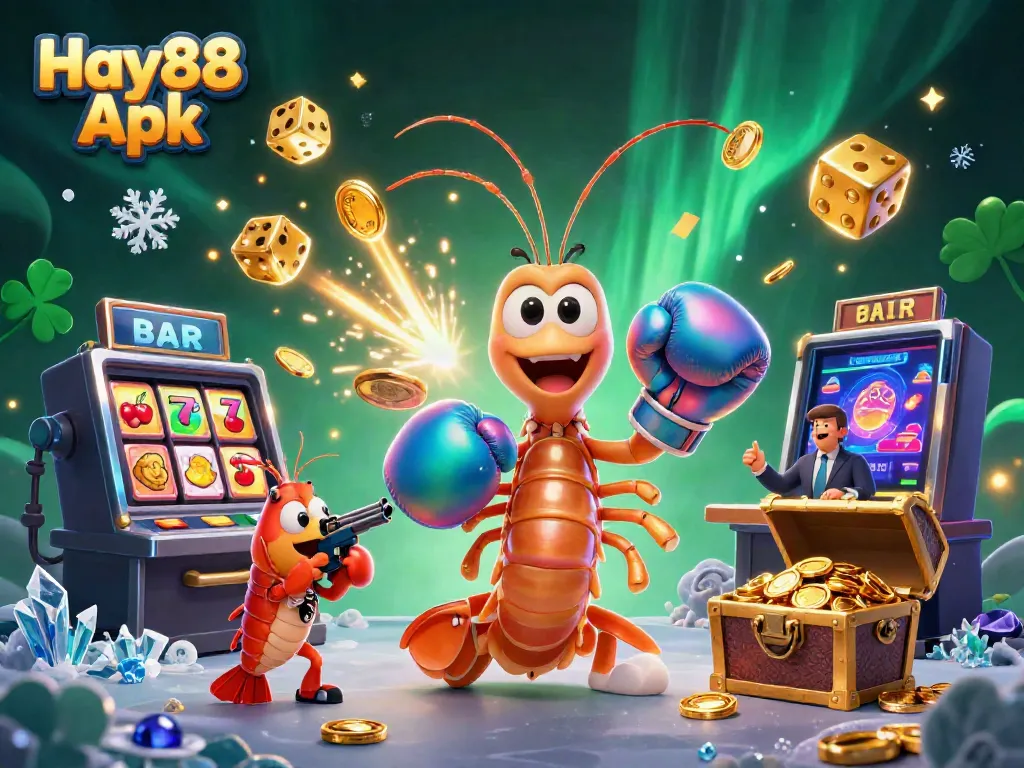 Engage with Hay88 Apk in a vibrant casino scene featuring dynamic characters and exciting game elements.