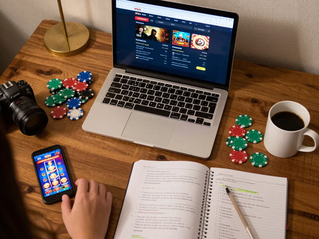 Engage with 33nn plataforma's online casino experience, showcasing dynamic gameplay and strategic notes.