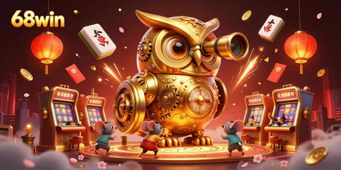 Experience excitement with 68win's vibrant casino atmosphere showcasing lively elements.
