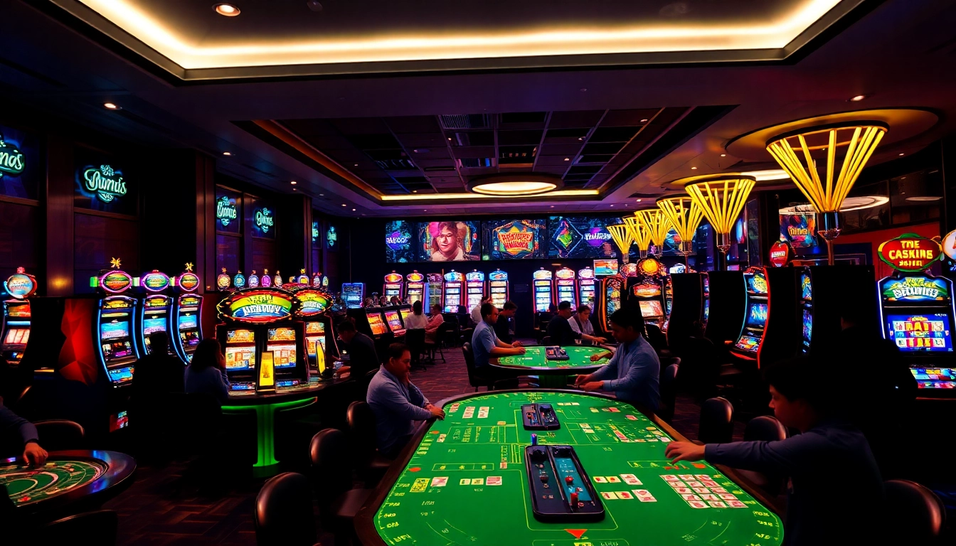Vibrant nouveau casino en ligne with engaging games and lively atmosphere.
