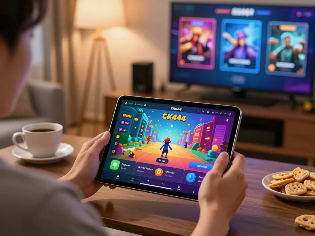 Engage in live casino action with CK444 app download on a tablet for immersive gaming experience.