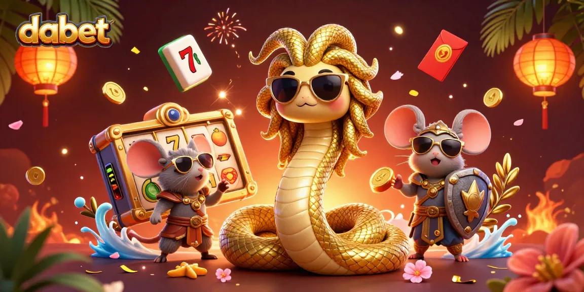 Play exciting games with dabet's vibrant casino scene featuring Medusa and fun elements.