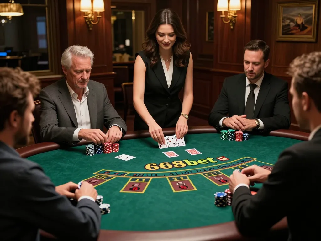 Participe de blackjack ao vivo no 668bet com dealers profissionais e jogabilidade emocionante.