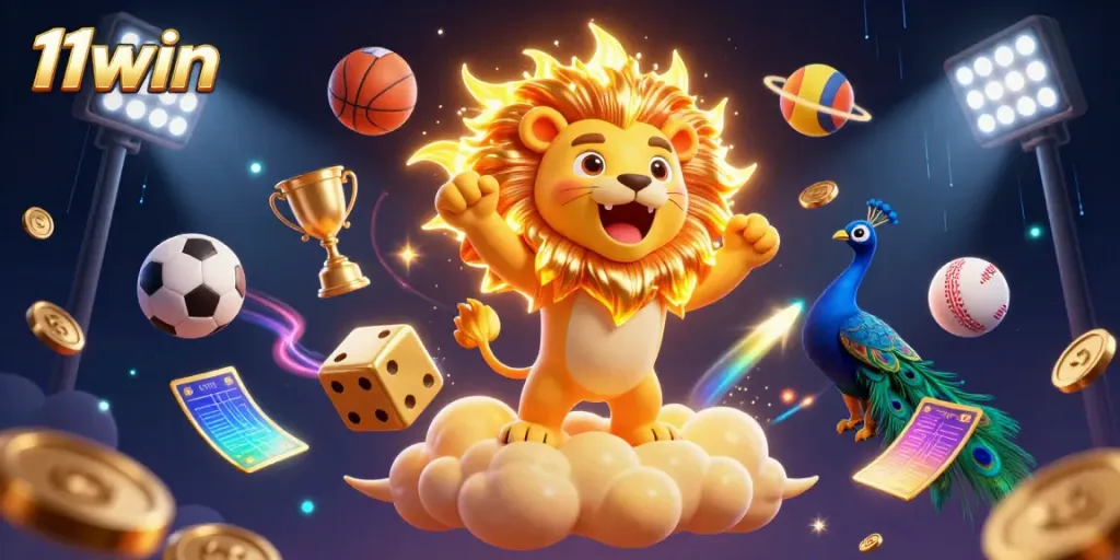 Experience thrilling gameplay with 11win's dynamic online casino featuring vibrant characters and game elements.