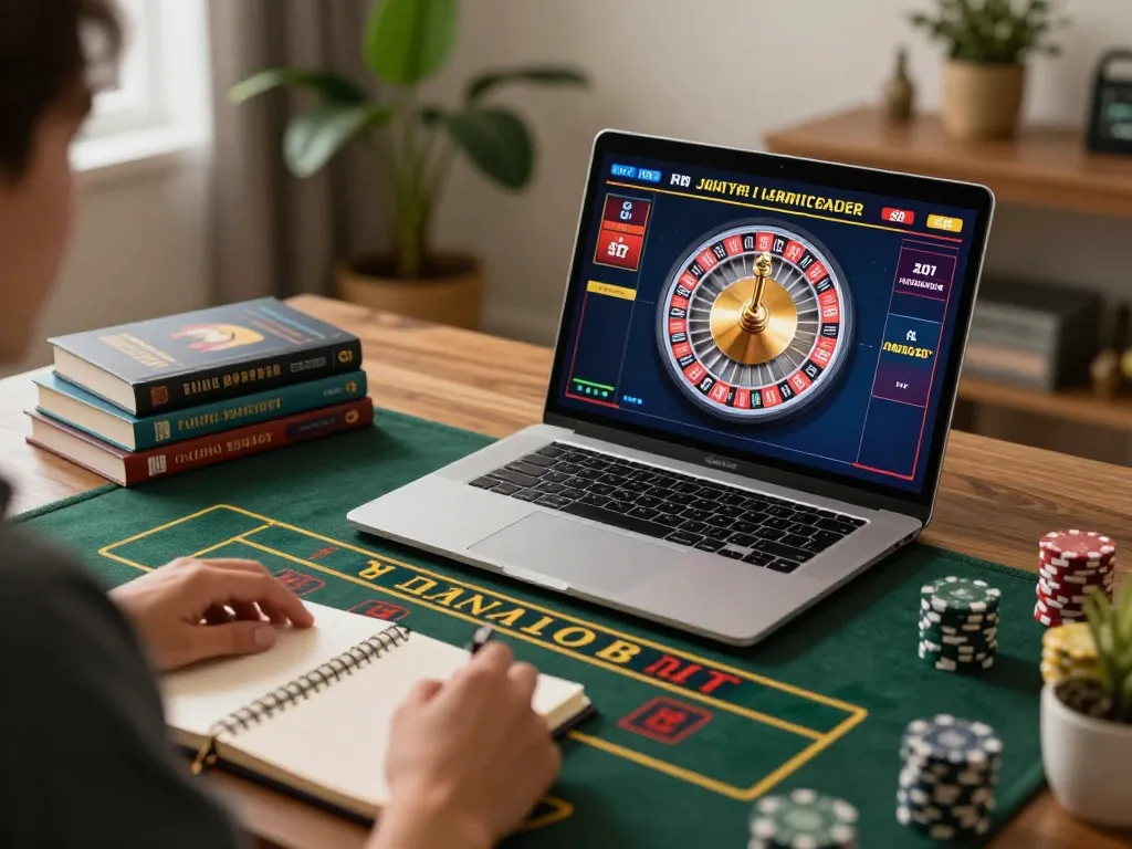C168 player strategizing during a live roulette game at home.