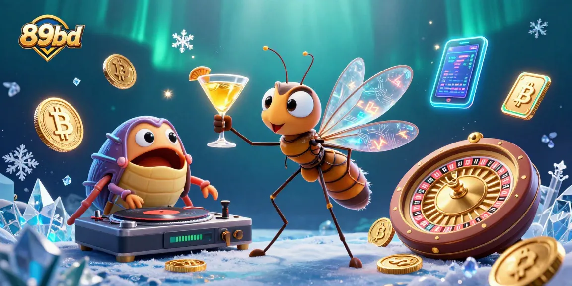 Engage with the vibrant world of 89bd as a cartoon mosquito casino mascot stirs excitement.