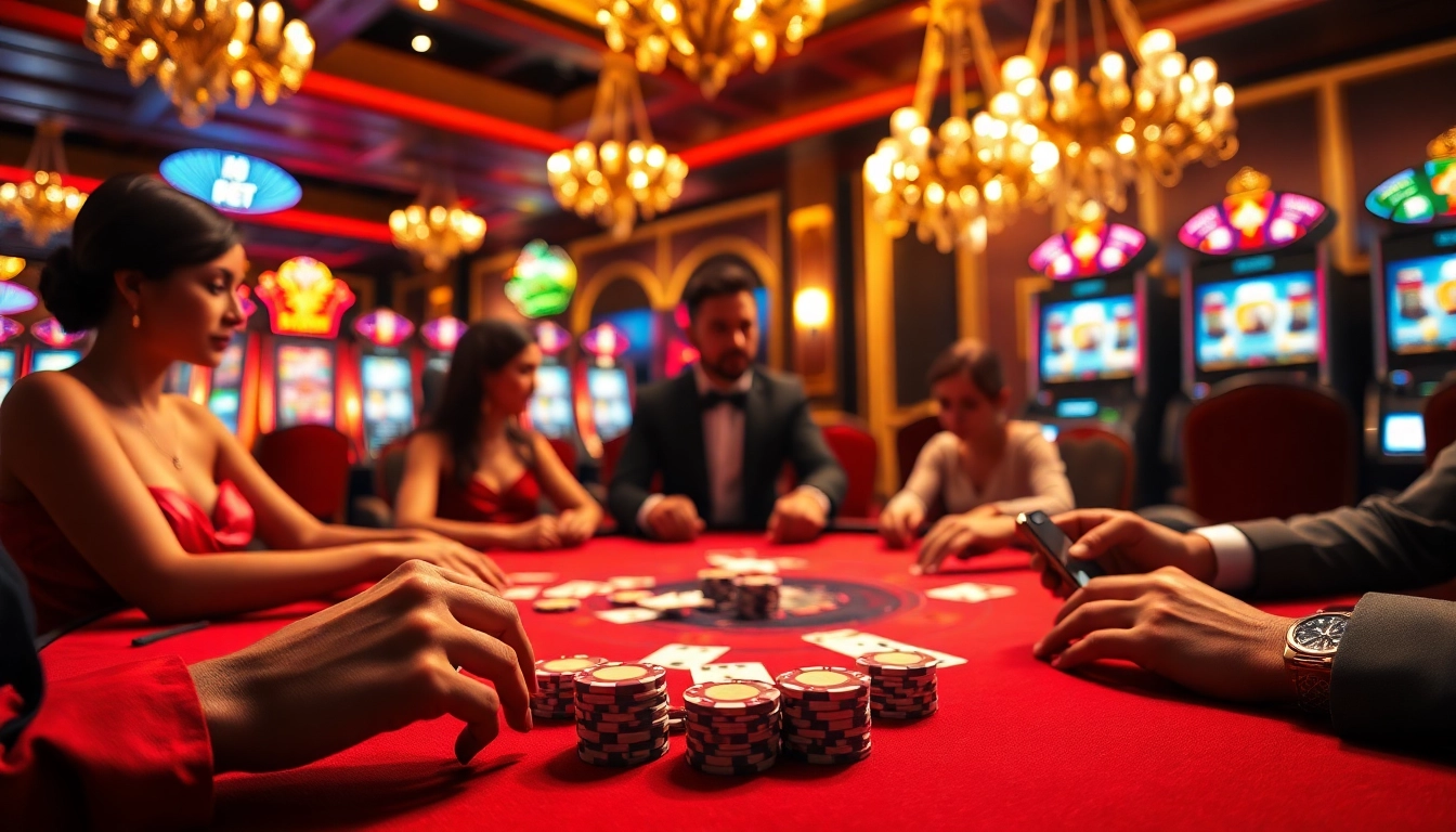 Exciting poker action at 28BET, featuring vibrant chips and a sleek gaming setup.