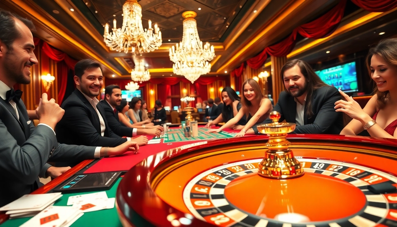 Jouer dans le meilleur casino en ligne France avec une table de roulette animée et une ambiance luxueuse.
